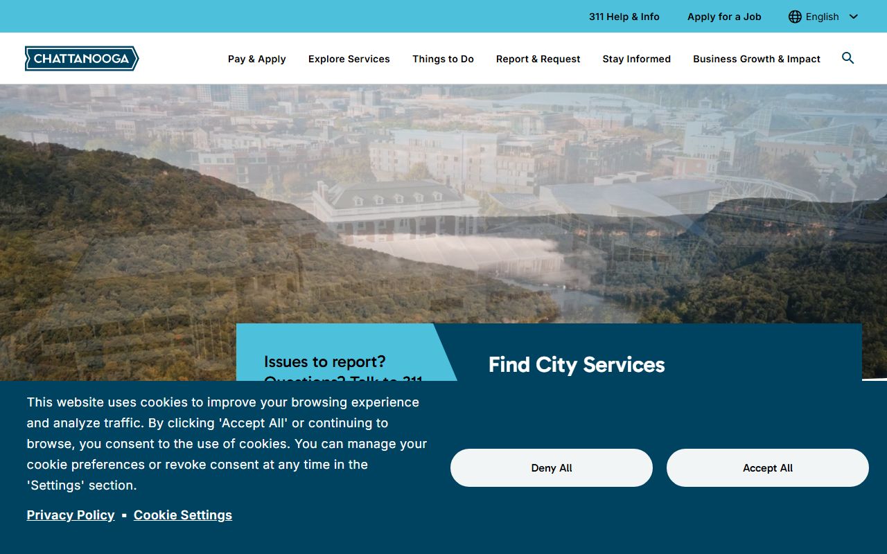 Soddy-Daisy Phone Directory Chattanooga government screenshot