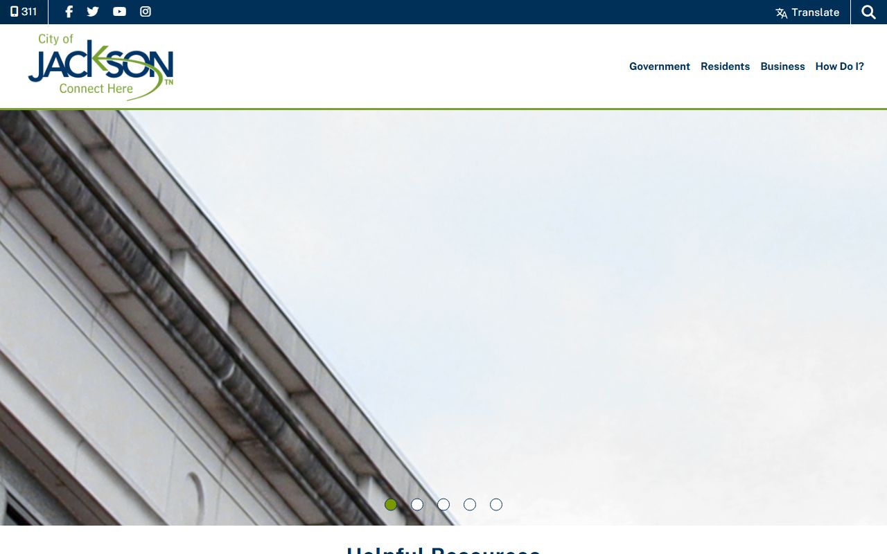 Jackson Phone Directory official website screenshot