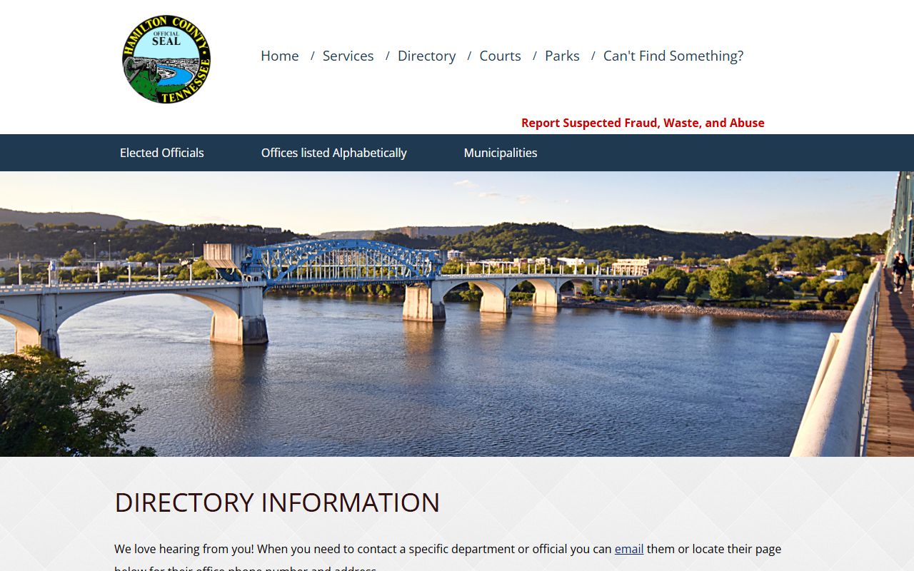 Soddy-Daisy Phone Directory Hamilton County directory screenshot